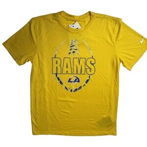 Nike NFL LA Rams Mens Size Medium Dri-Fit Tee Shirt Football T-shirt Jersey